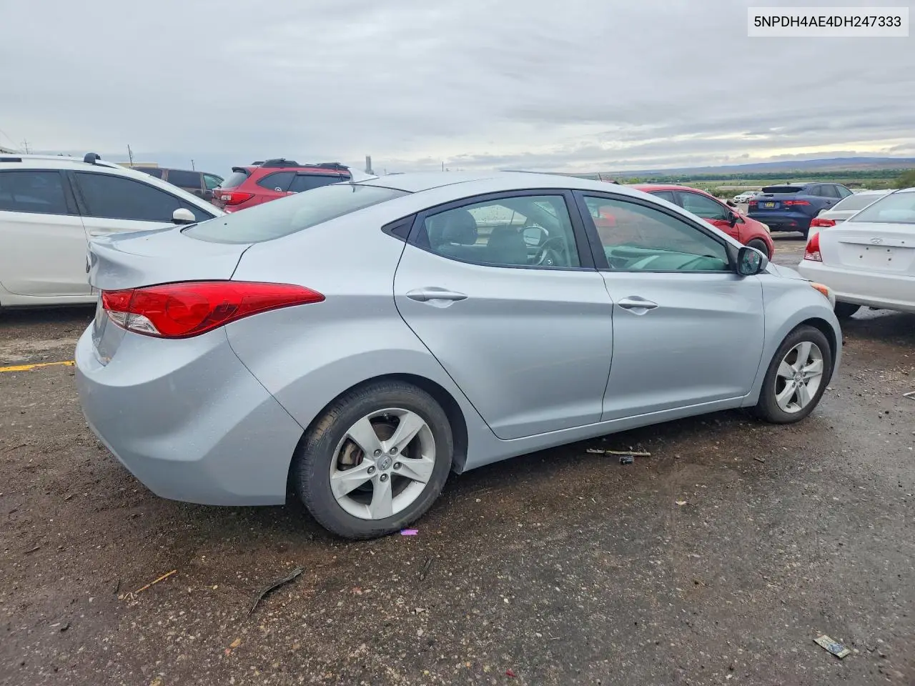 2013 HYUNDAI ELANTRA VIN 5NPDH4AE4DH247333 — фото 3