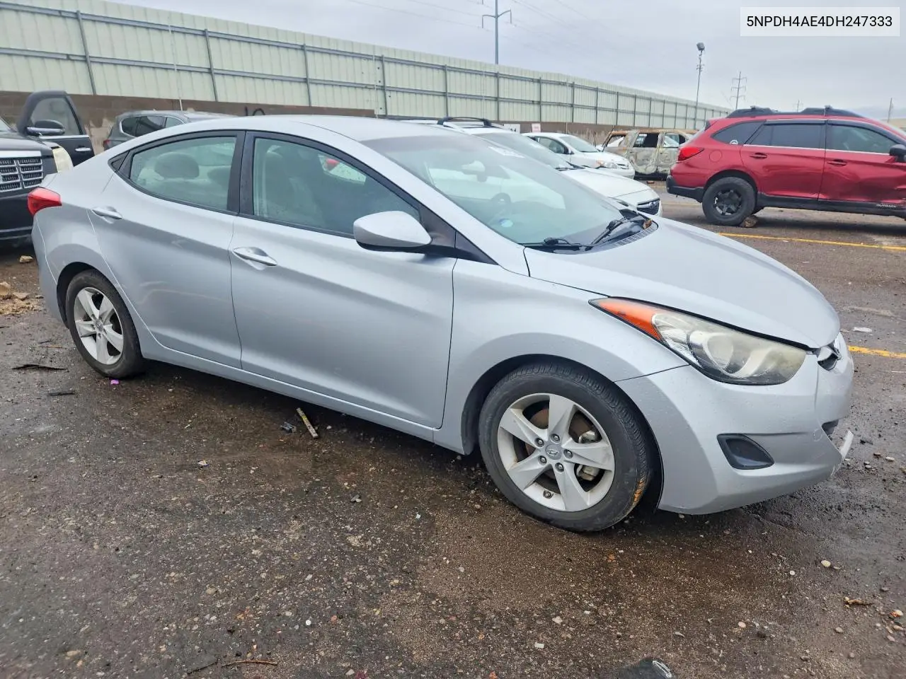 2013 HYUNDAI ELANTRA VIN 5NPDH4AE4DH247333 — фото 4