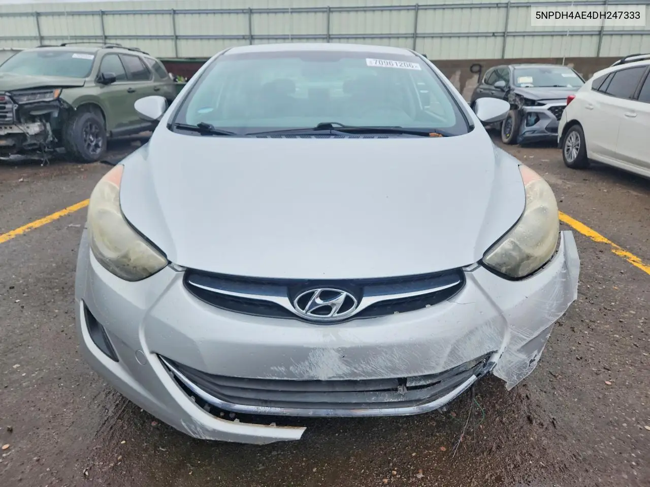 2013 HYUNDAI ELANTRA VIN 5NPDH4AE4DH247333 — фото 5