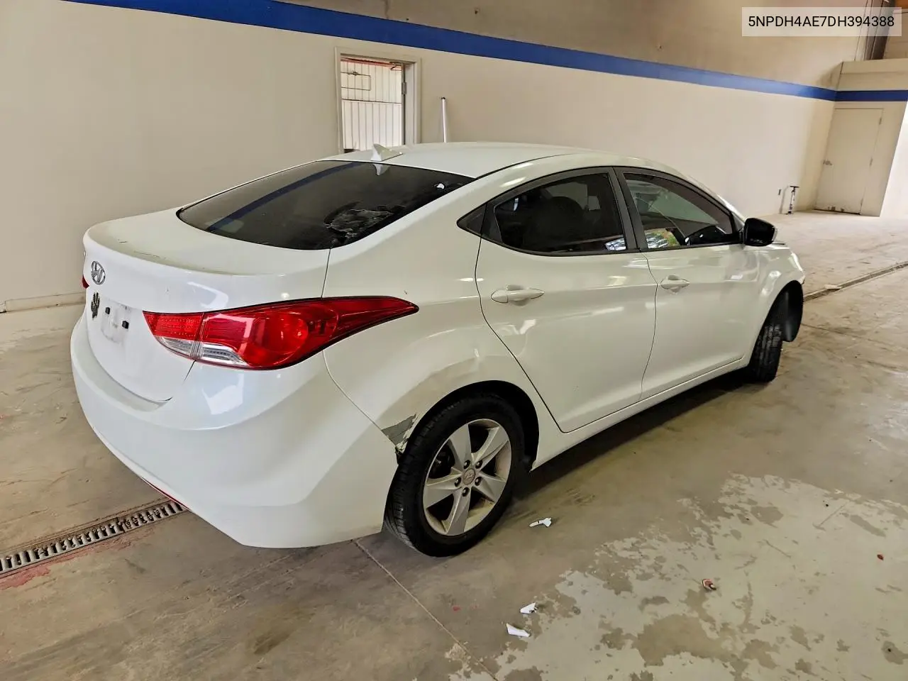 2013 HYUNDAI ELANTRA VIN 5NPDH4AE7DH394388 — фото 3