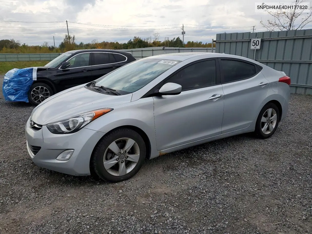 HYUNDAI ELANTRA 2013, VIN 5NPDH4AE4DH177820