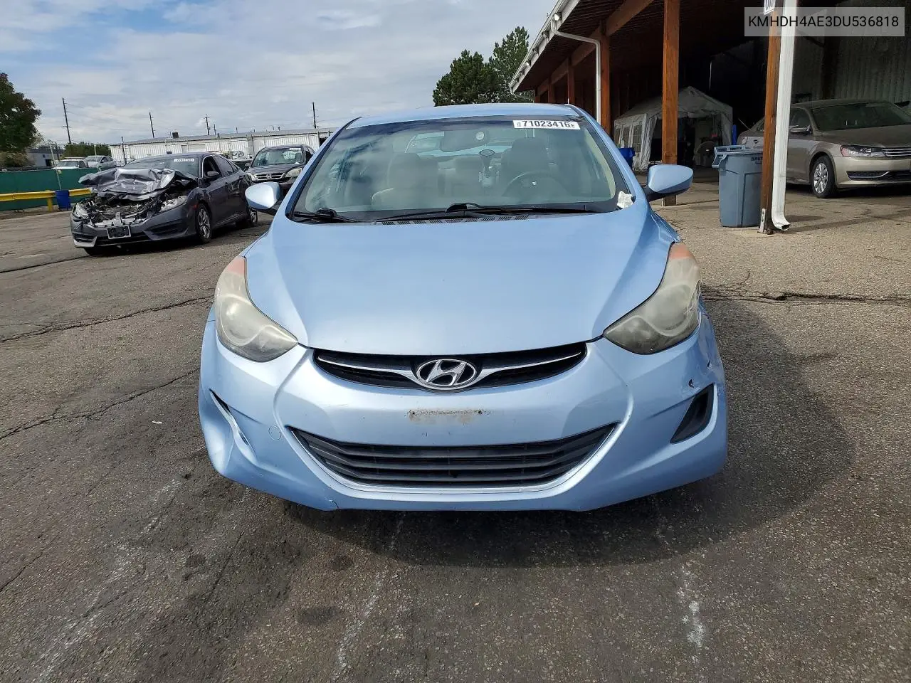 2013 HYUNDAI ELANTRA VIN KMHDH4AE3DU536818 — фото 5
