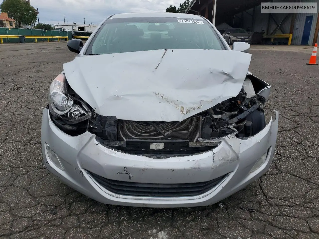 2013 HYUNDAI ELANTRA VIN KMHDH4AE8DU948619 — фото 5