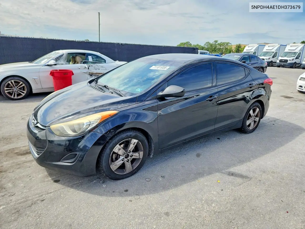 HYUNDAI ELANTRA 2013, VIN 5NPDH4AE1DH373679