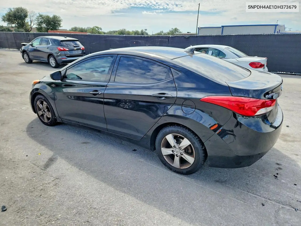2013 HYUNDAI ELANTRA VIN 5NPDH4AE1DH373679 — фото 2