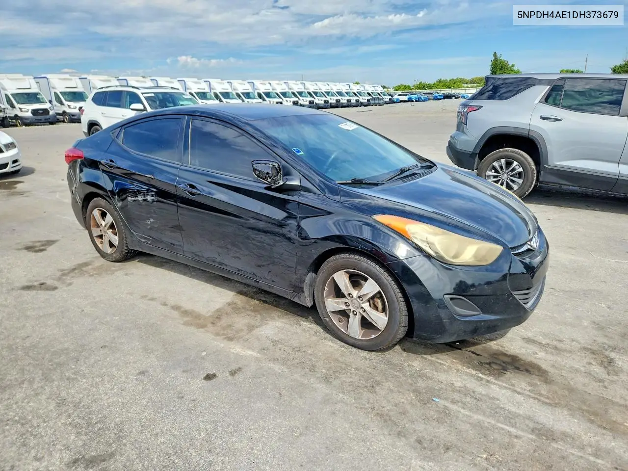 2013 HYUNDAI ELANTRA VIN 5NPDH4AE1DH373679 — фото 4