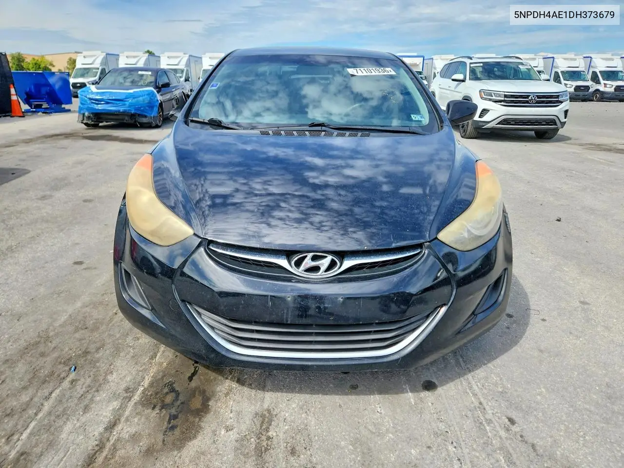 2013 HYUNDAI ELANTRA VIN 5NPDH4AE1DH373679 — фото 5