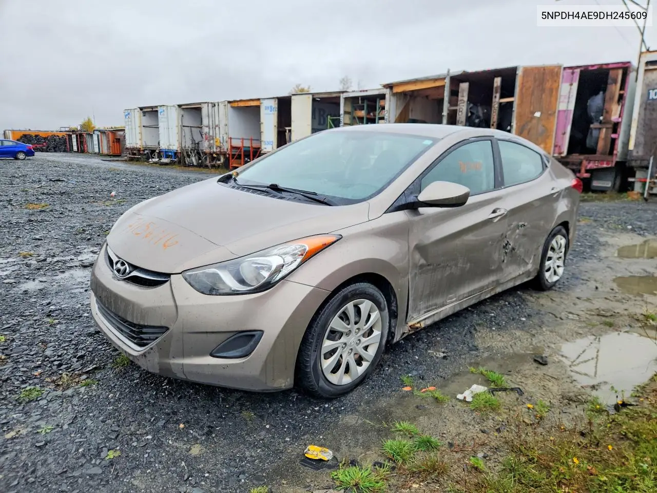 HYUNDAI ELANTRA 2013, VIN 5NPDH4AE9DH245609