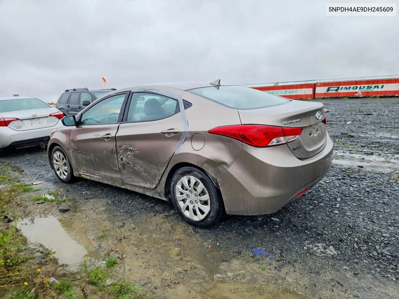 2013 HYUNDAI ELANTRA VIN 5NPDH4AE9DH245609 — фото 2