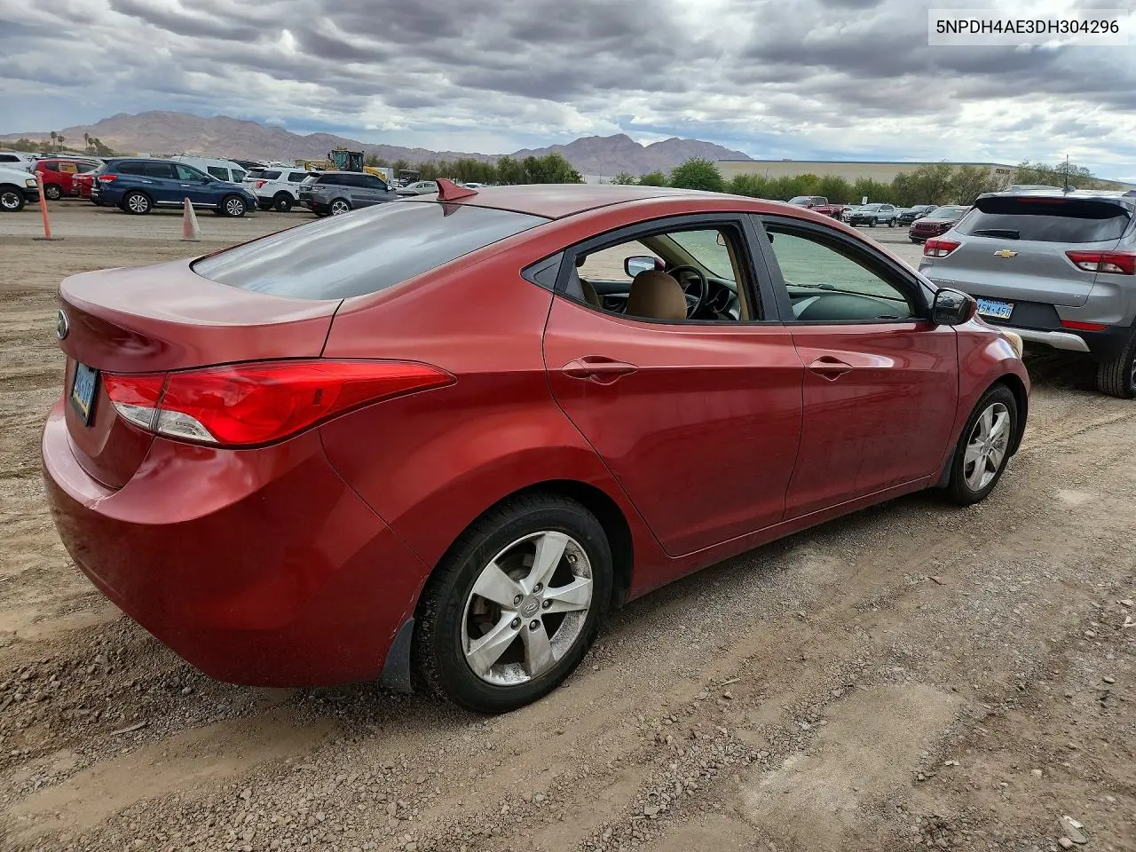 HYUNDAI ELANTRA 2013, VIN 5NPDH4AE3DH304296