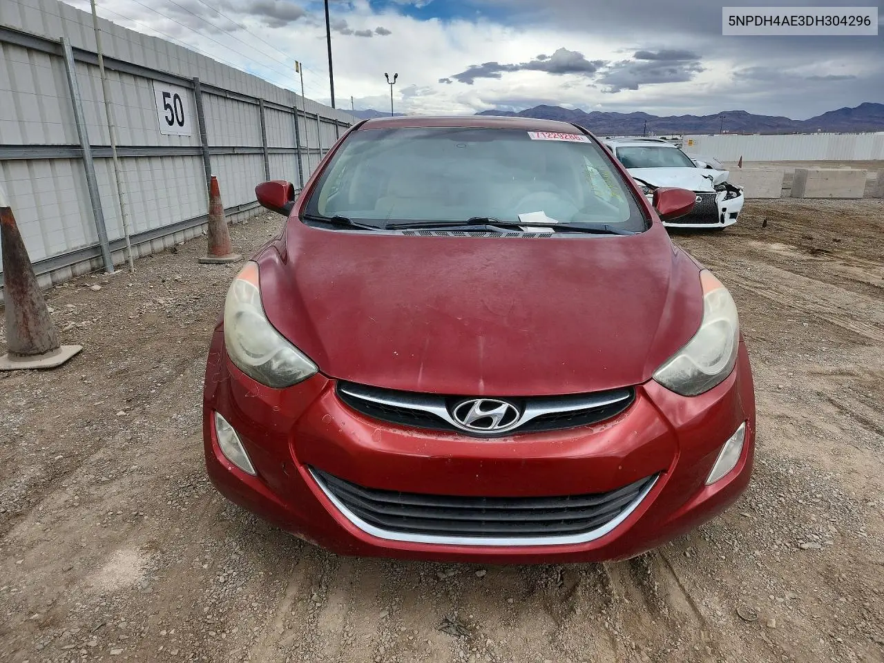 2013 HYUNDAI ELANTRA VIN 5NPDH4AE3DH304296 — фото 5