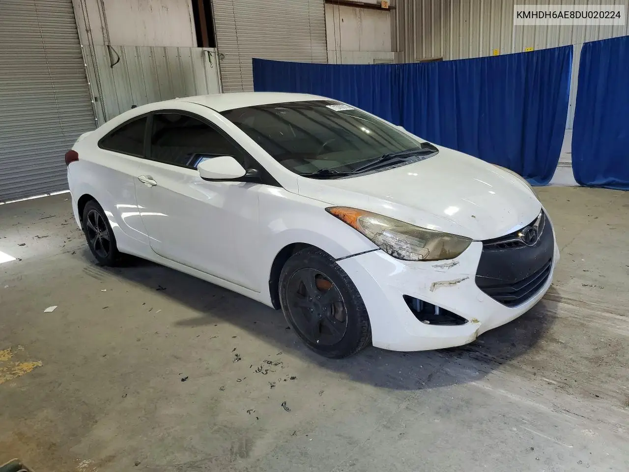 HYUNDAI ELANTRA 2013, VIN KMHDH6AE8DU020224