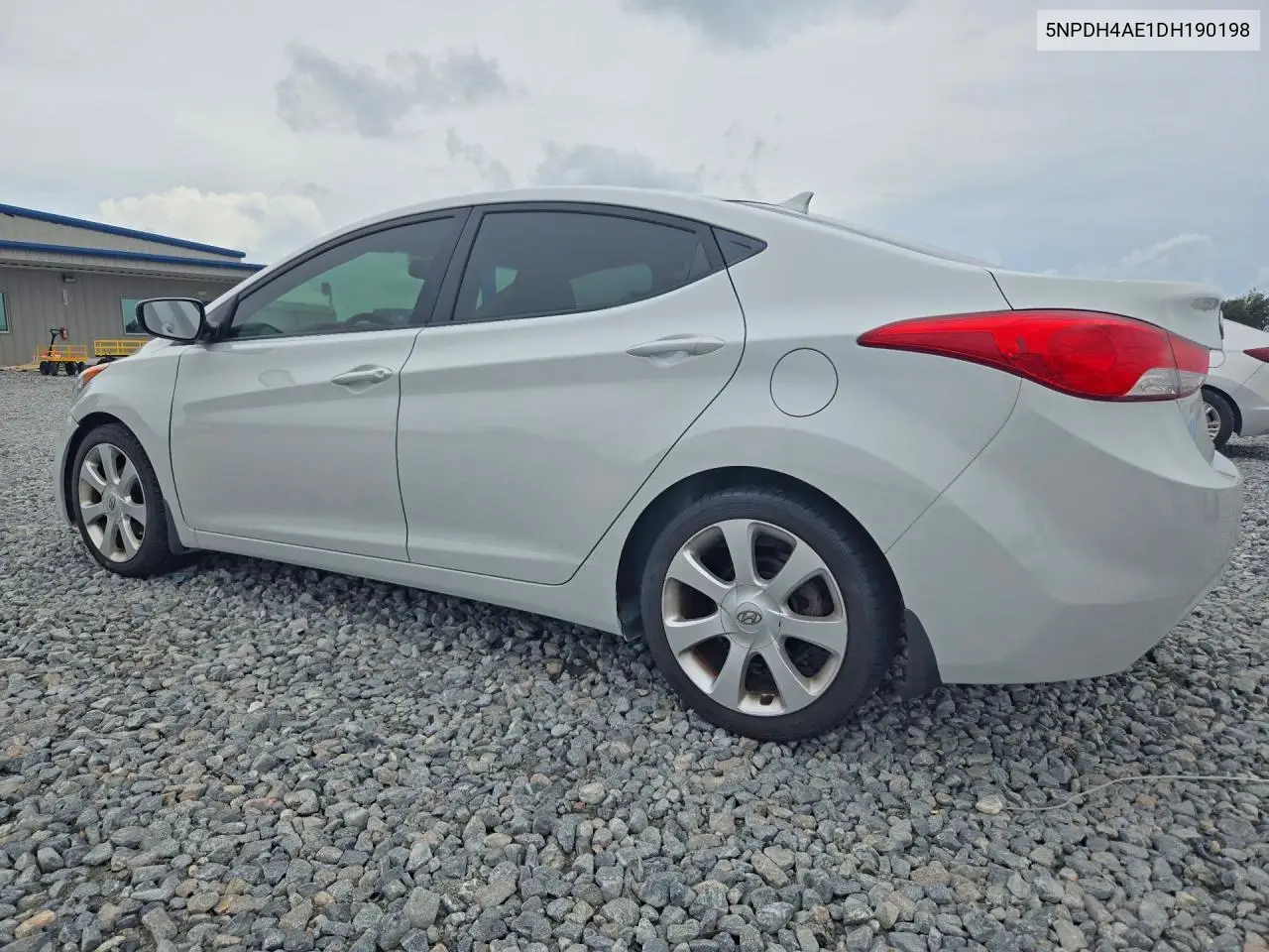 2013 HYUNDAI ELANTRA VIN 5NPDH4AE1DH190198 — фото 2
