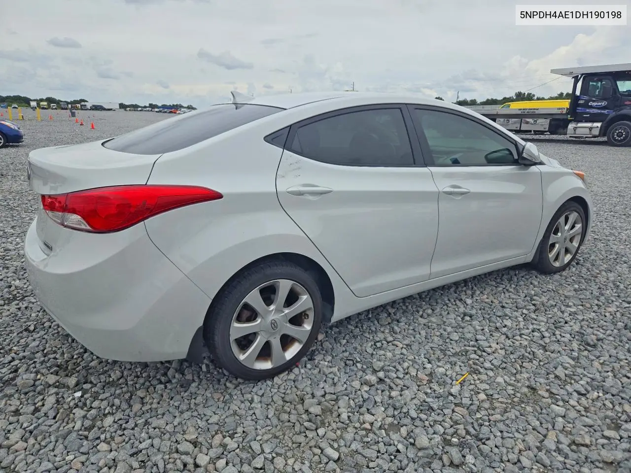 2013 HYUNDAI ELANTRA VIN 5NPDH4AE1DH190198 — фото 3