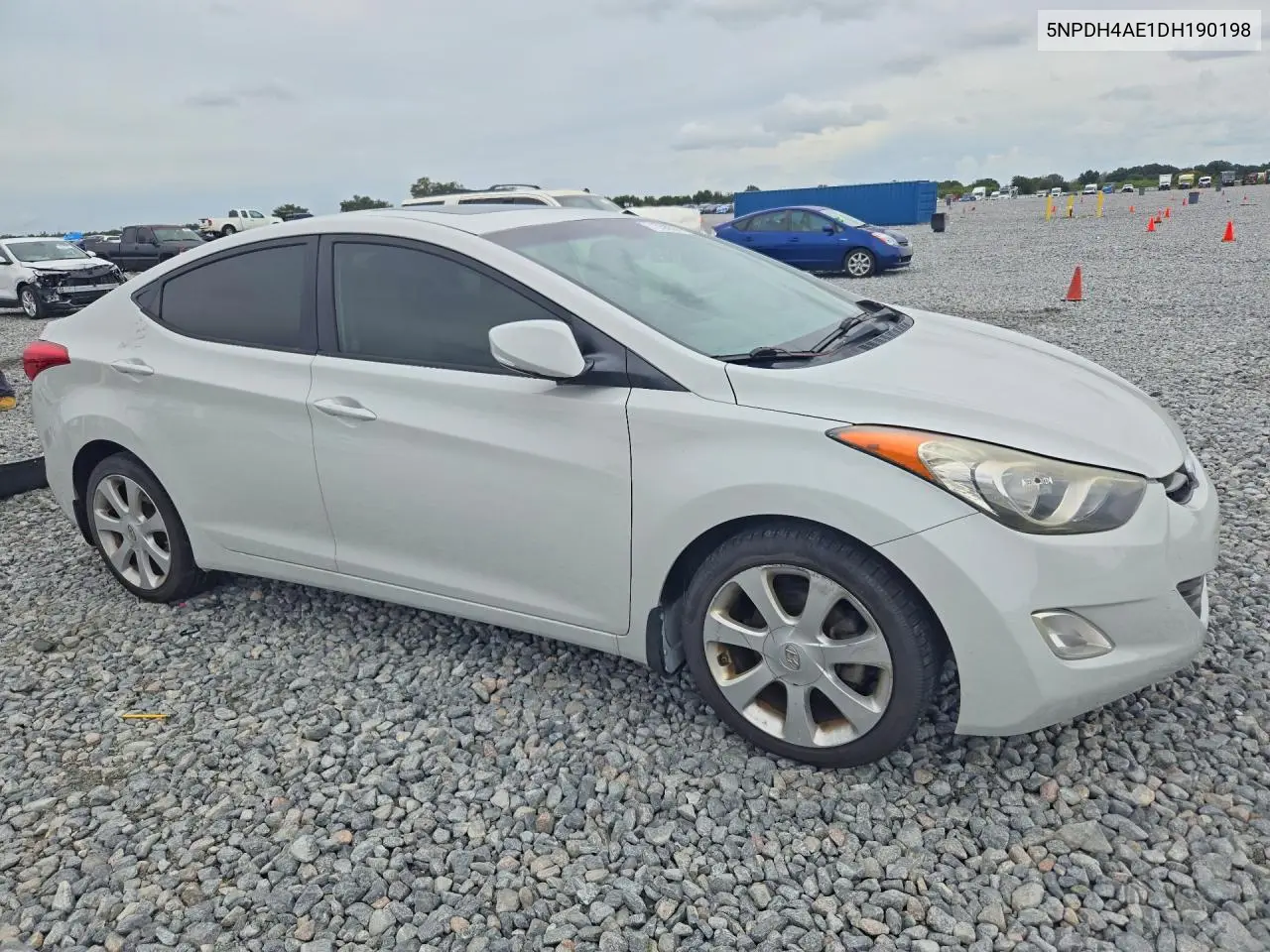2013 HYUNDAI ELANTRA VIN 5NPDH4AE1DH190198 — фото 4