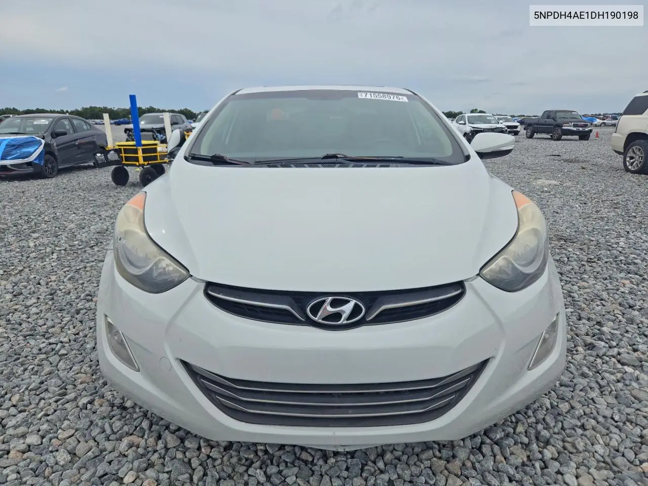 2013 HYUNDAI ELANTRA VIN 5NPDH4AE1DH190198 — фото 5