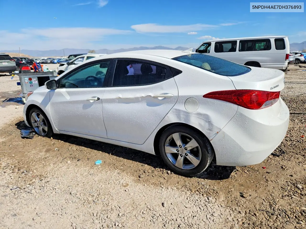 2013 HYUNDAI ELANTRA VIN 5NPDH4AE7DH376893 — фото 2