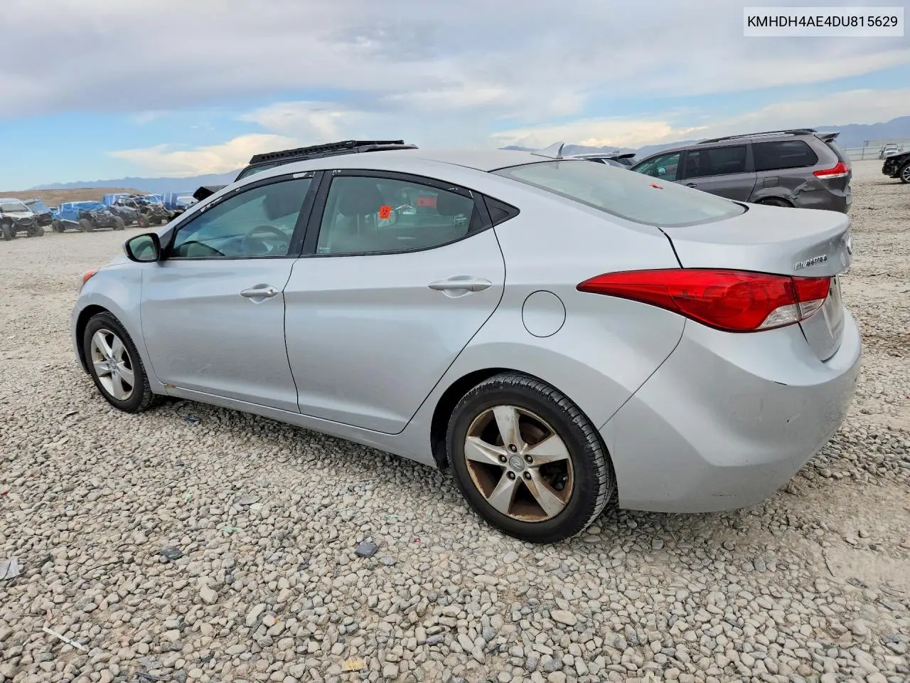 2013 HYUNDAI ELANTRA VIN KMHDH4AE4DU815629 — фото 2