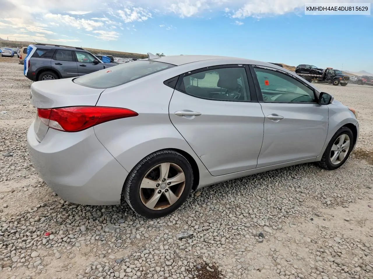 2013 HYUNDAI ELANTRA VIN KMHDH4AE4DU815629 — фото 3