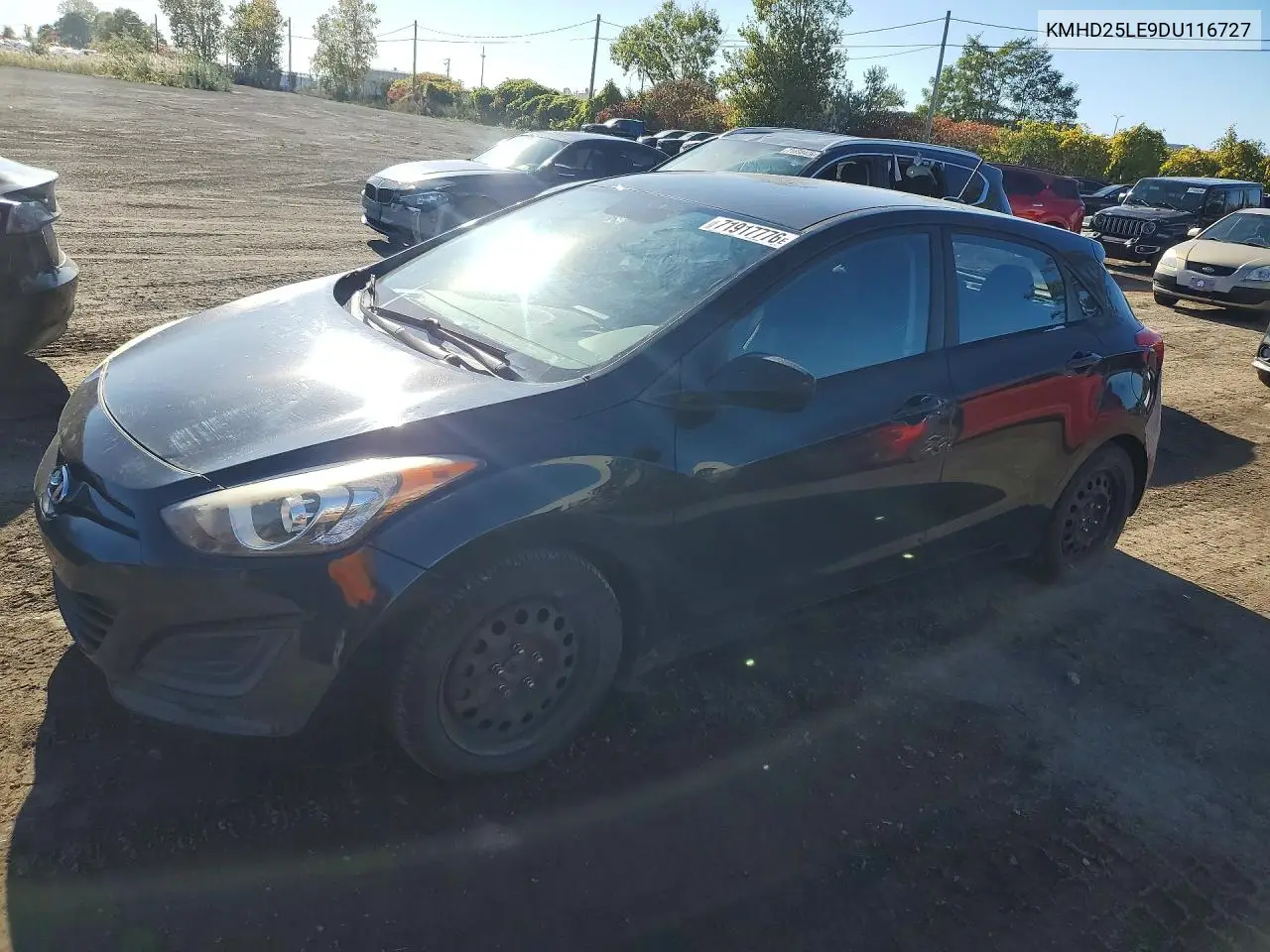 HYUNDAI ELANTRA 2013, VIN KMHD25LE9DU116727
