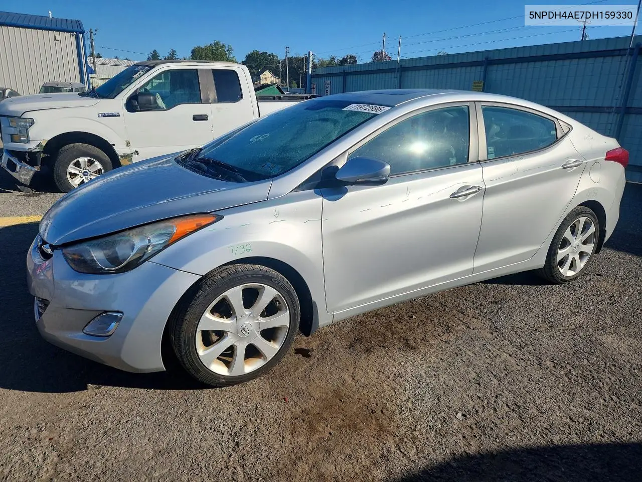 HYUNDAI ELANTRA 2013, VIN 5NPDH4AE7DH159330