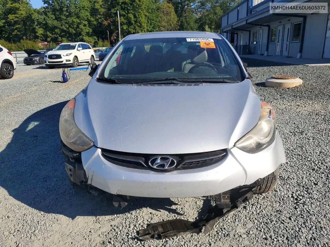 2013 HYUNDAI ELANTRA VIN KMHDH4AE6DU605372 — фото 5