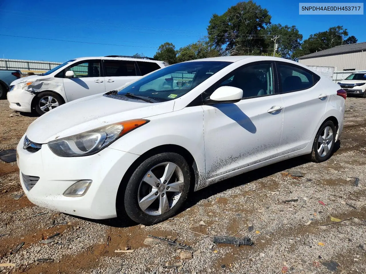 HYUNDAI ELANTRA 2013, VIN 5NPDH4AE0DH453717