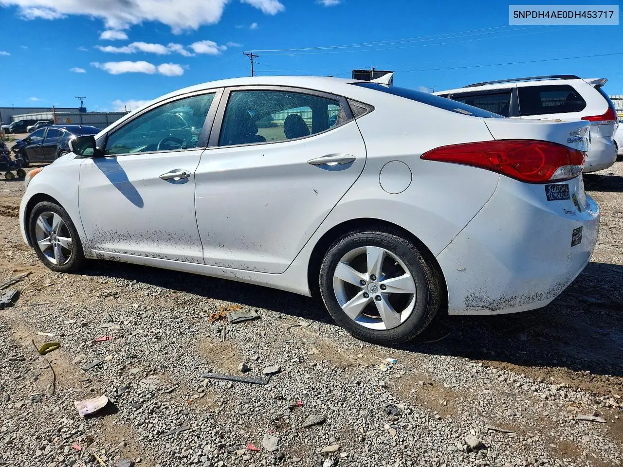 2013 HYUNDAI ELANTRA VIN 5NPDH4AE0DH453717 — фото 2