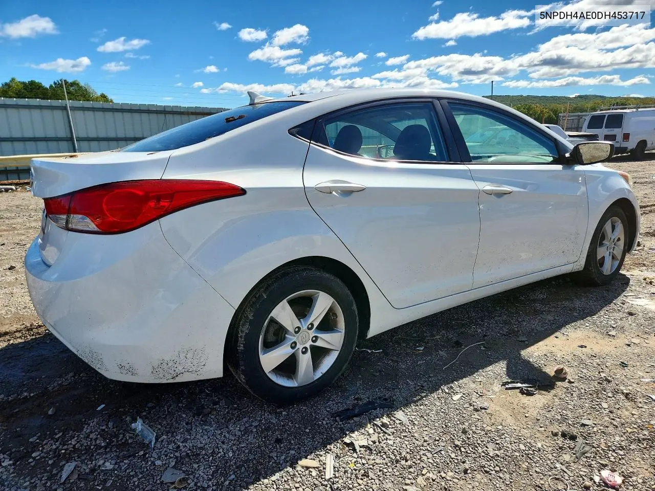 2013 HYUNDAI ELANTRA VIN 5NPDH4AE0DH453717 — фото 3