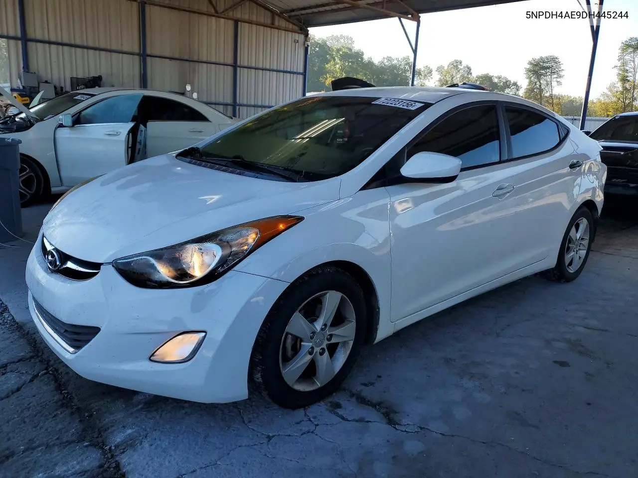 HYUNDAI ELANTRA 2013, VIN 5NPDH4AE9DH445244