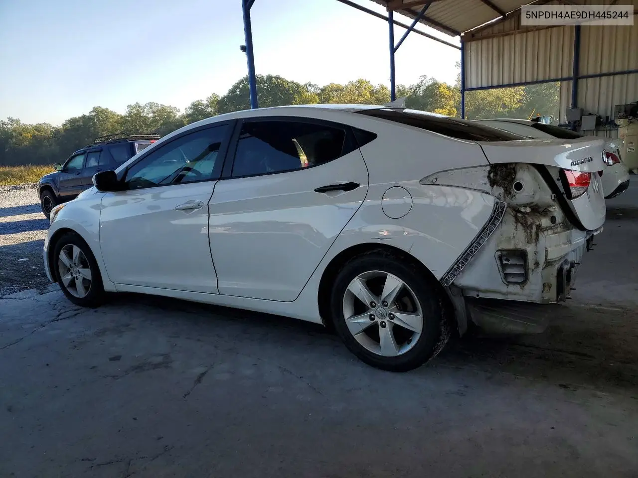 2013 HYUNDAI ELANTRA VIN 5NPDH4AE9DH445244 — фото 2