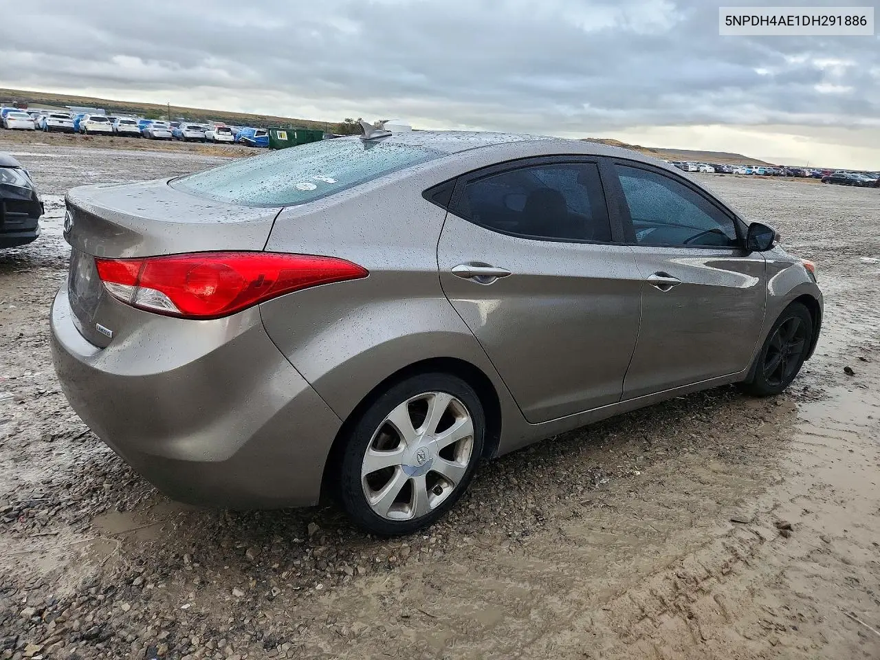 2013 HYUNDAI ELANTRA VIN 5NPDH4AE1DH291886 — фото 3