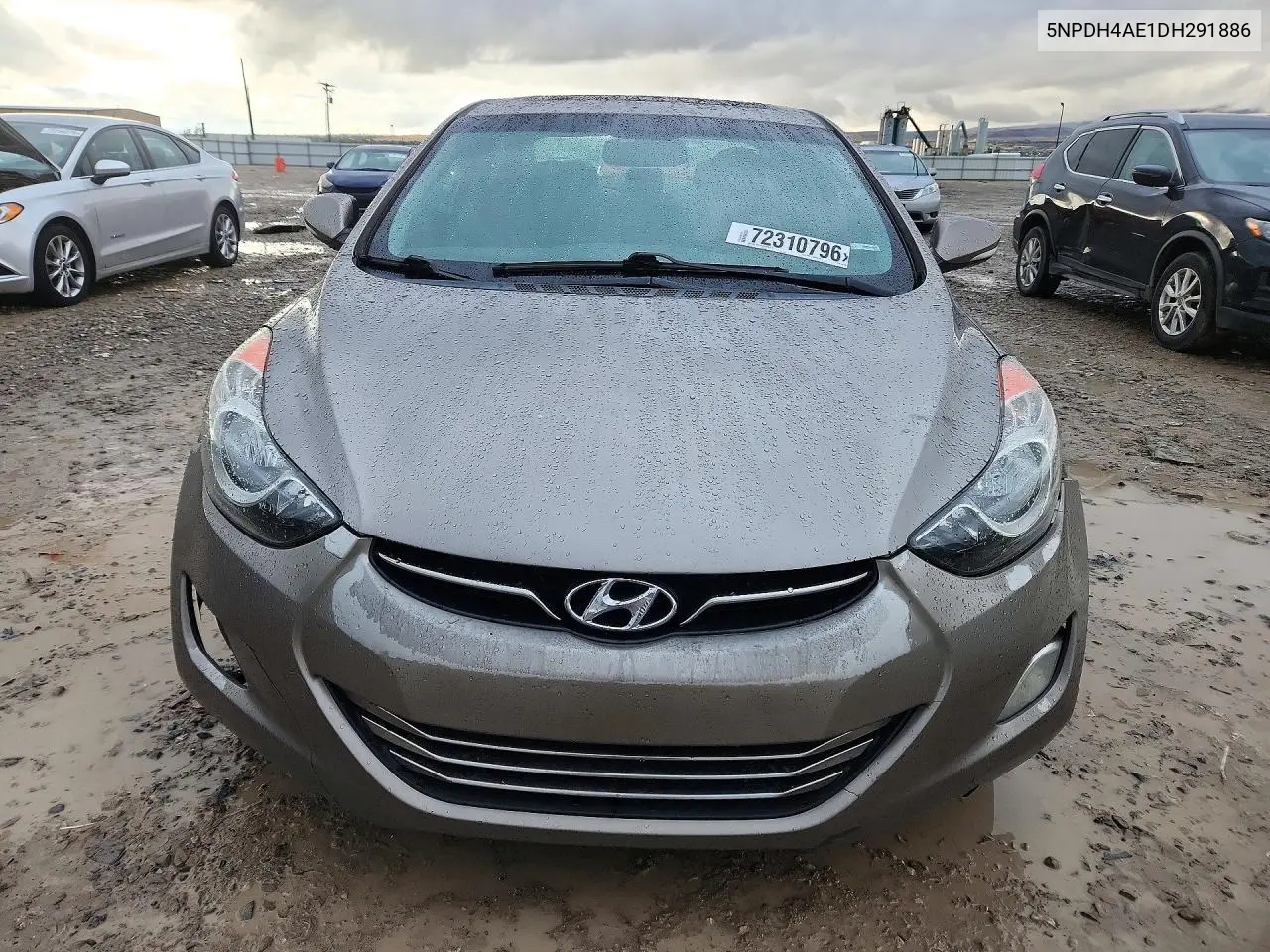 2013 HYUNDAI ELANTRA VIN 5NPDH4AE1DH291886 — фото 5
