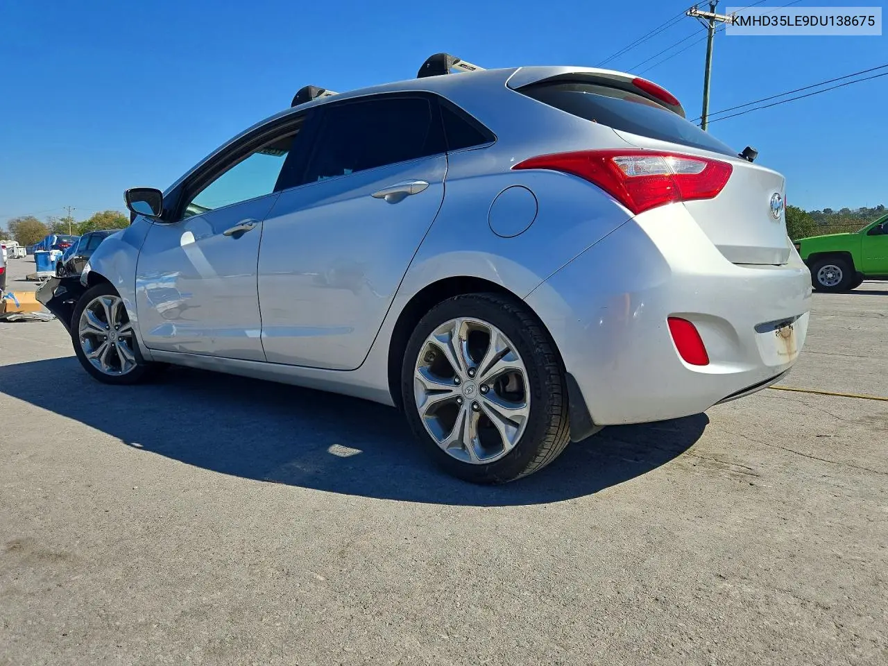 2013 HYUNDAI ELANTRA VIN KMHD35LE9DU138675 — фото 2
