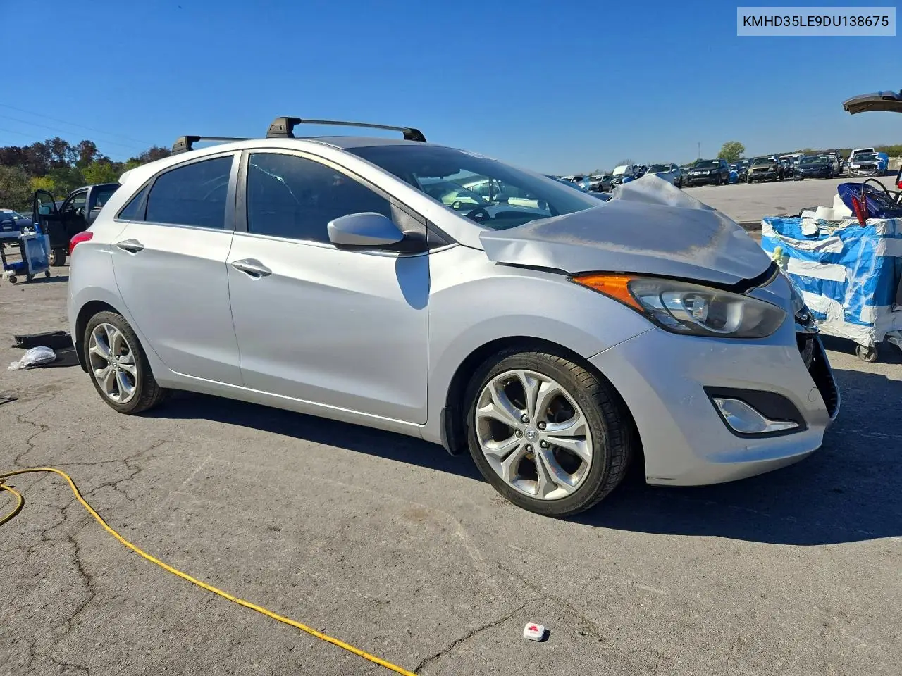 2013 HYUNDAI ELANTRA VIN KMHD35LE9DU138675 — фото 4