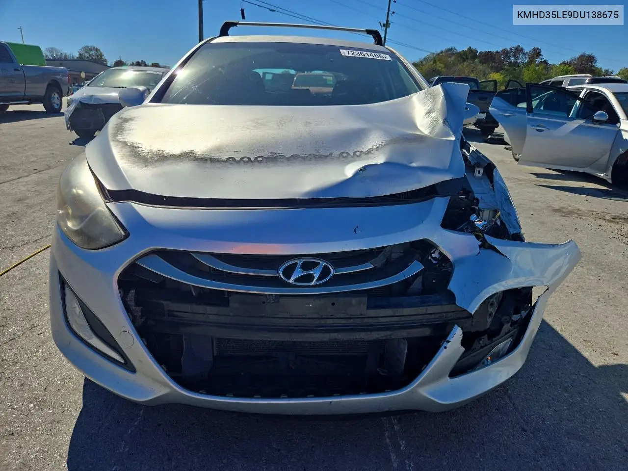 2013 HYUNDAI ELANTRA VIN KMHD35LE9DU138675 — фото 5