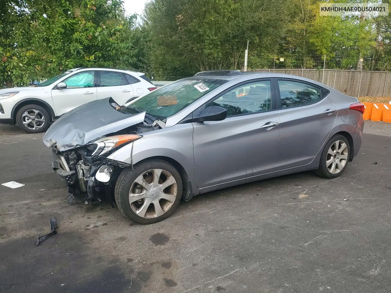 HYUNDAI ELANTRA 2013, VIN KMHDH4AE9DU504021
