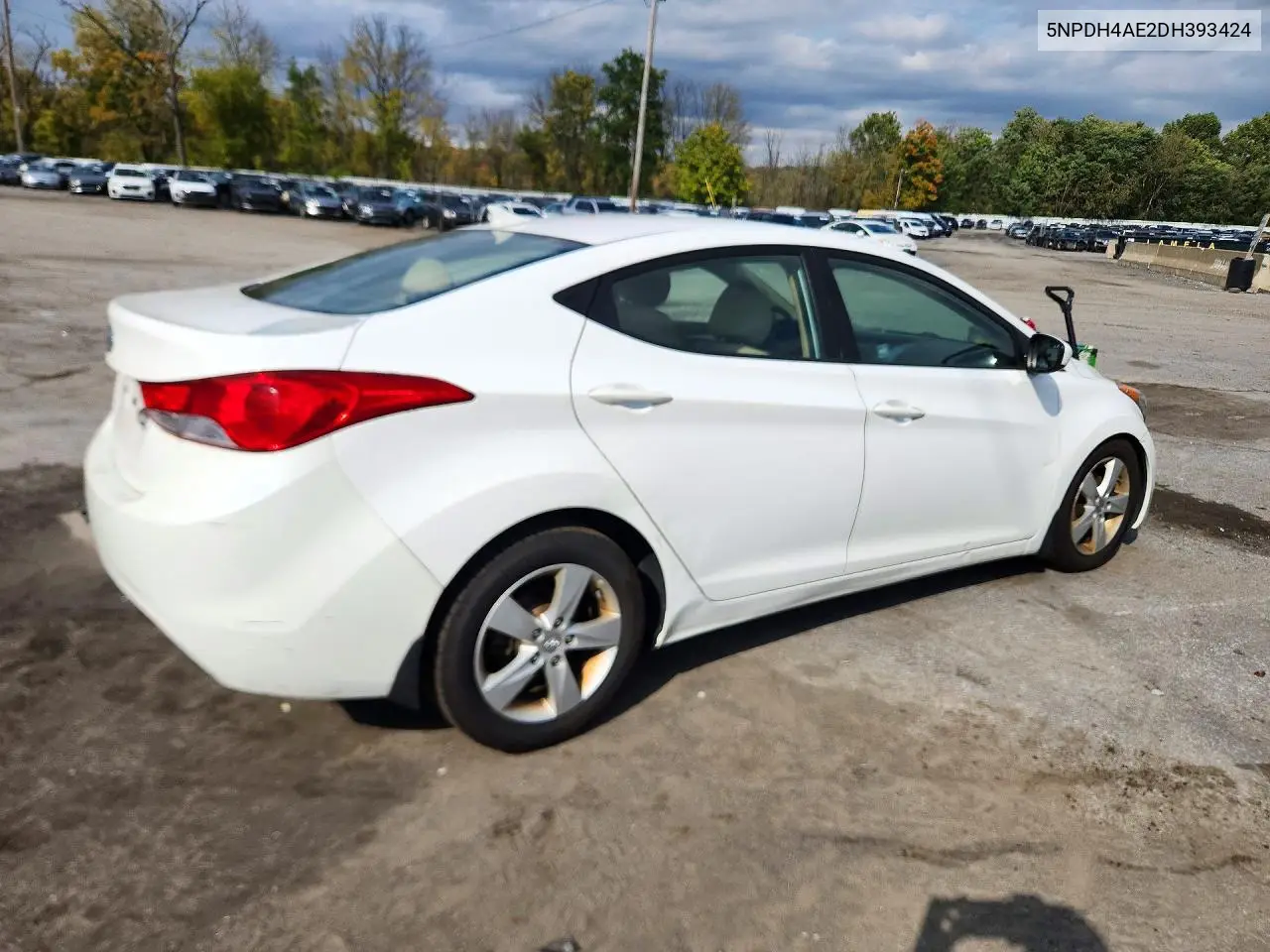 2013 HYUNDAI ELANTRA VIN 5NPDH4AE2DH393424 — фото 3