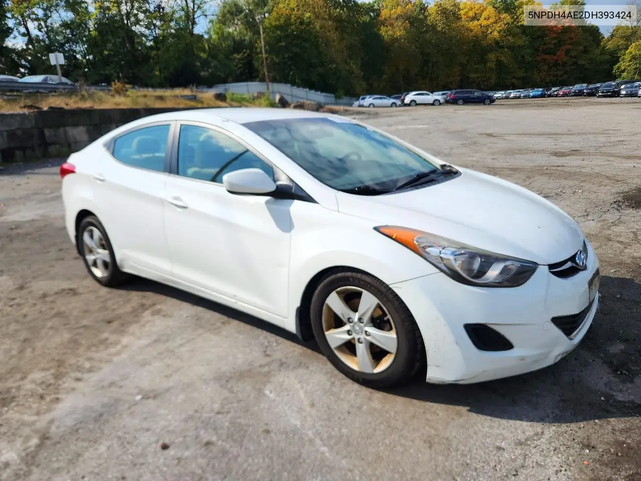 2013 HYUNDAI ELANTRA VIN 5NPDH4AE2DH393424 — фото 4