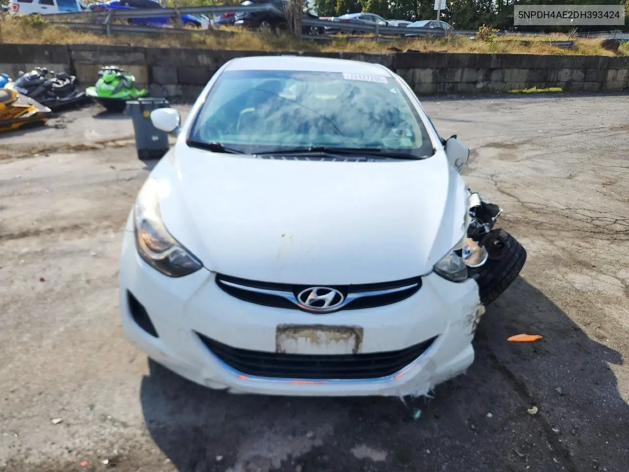 2013 HYUNDAI ELANTRA VIN 5NPDH4AE2DH393424 — фото 5