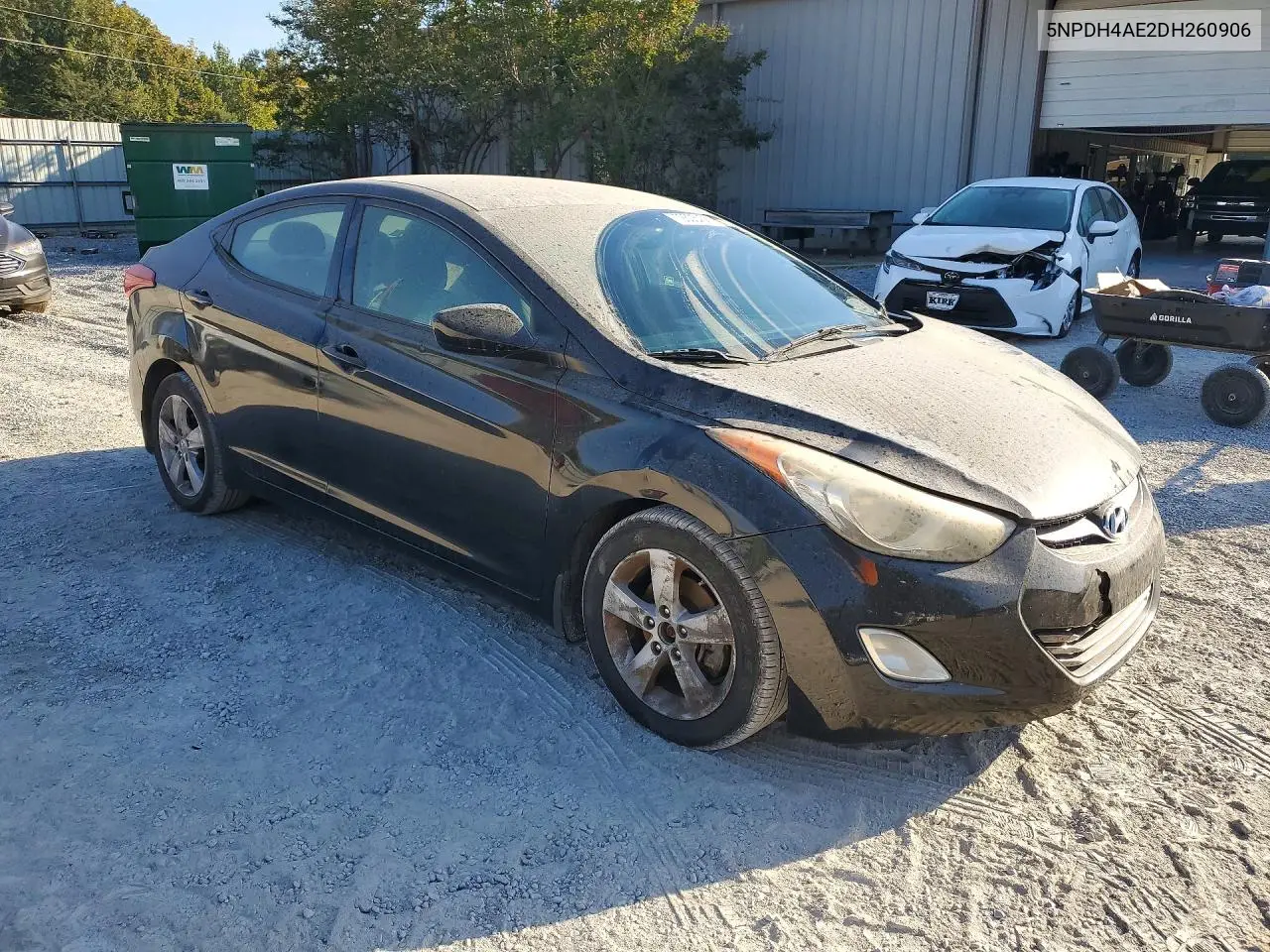 2013 HYUNDAI ELANTRA VIN 5NPDH4AE2DH260906 — фото 4