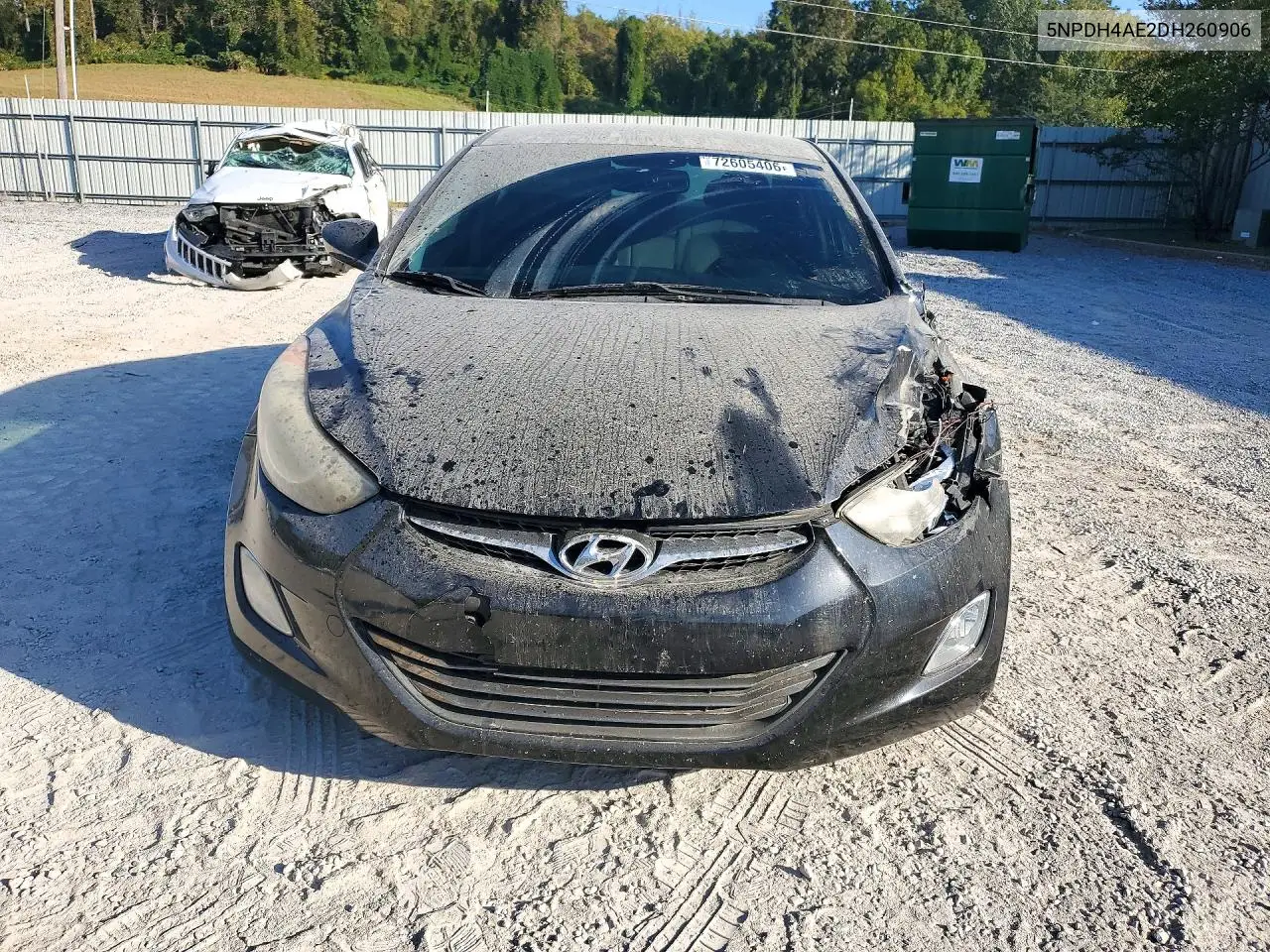 2013 HYUNDAI ELANTRA VIN 5NPDH4AE2DH260906 — фото 5