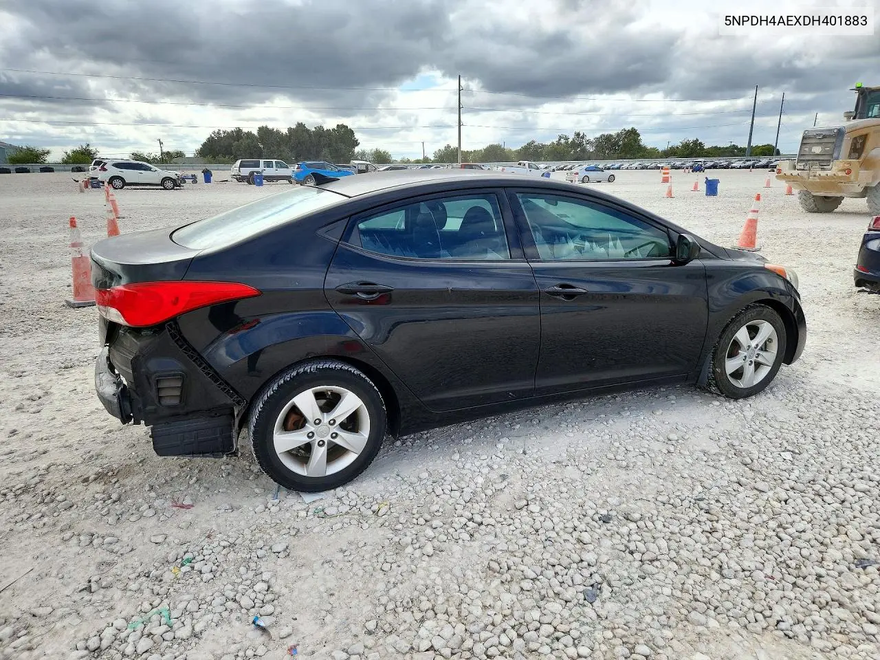 2013 HYUNDAI ELANTRA VIN 5NPDH4AEXDH401883 — фото 3