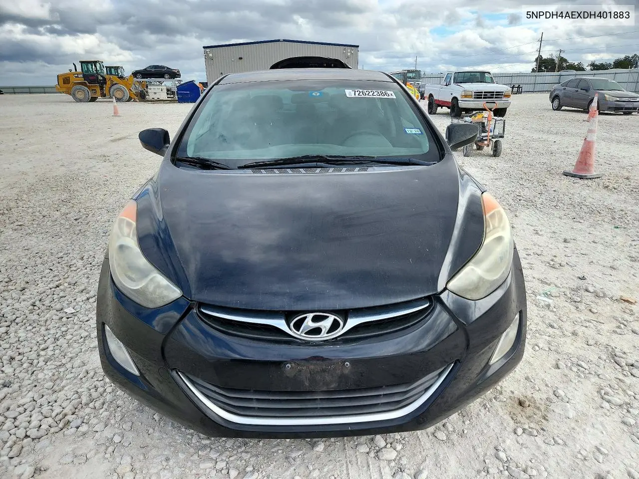 2013 HYUNDAI ELANTRA VIN 5NPDH4AEXDH401883 — фото 5