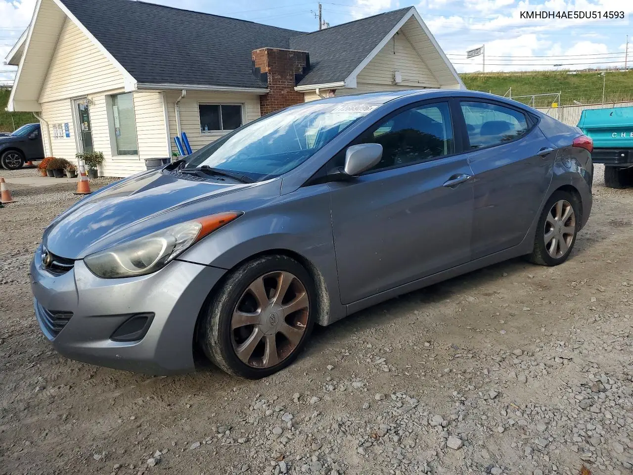 HYUNDAI ELANTRA 2013, VIN KMHDH4AE5DU514593