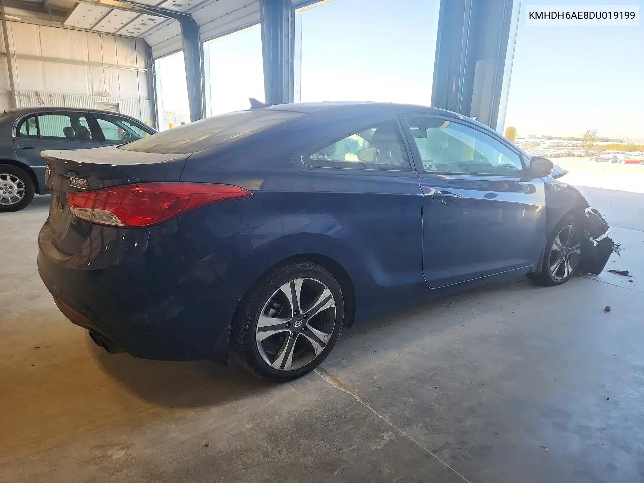 2013 HYUNDAI ELANTRA VIN KMHDH6AE8DU019199 — фото 3