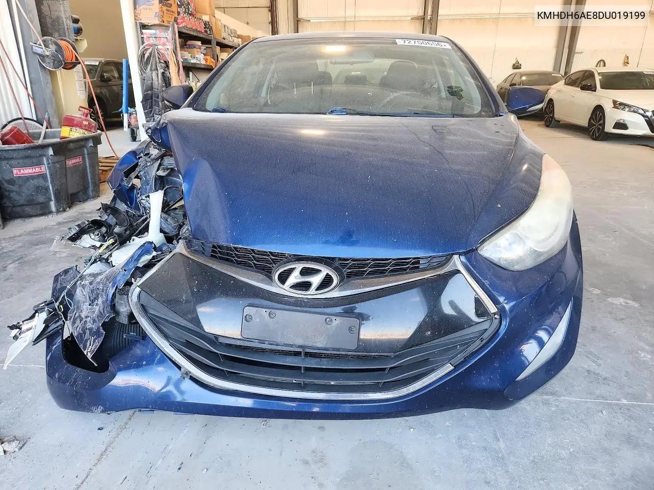 2013 HYUNDAI ELANTRA VIN KMHDH6AE8DU019199 — фото 5