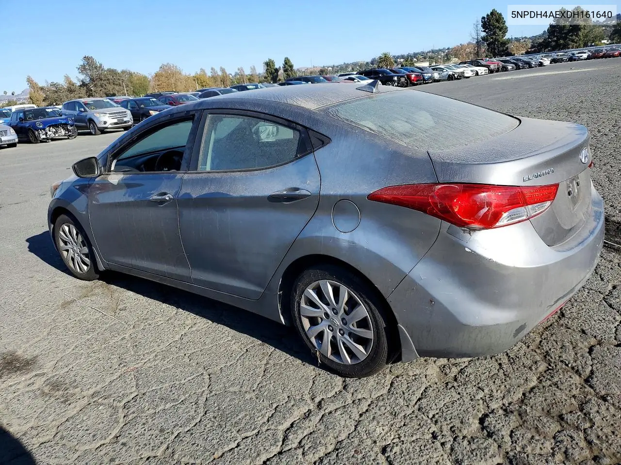 2013 HYUNDAI ELANTRA VIN 5NPDH4AEXDH161640 — фото 2