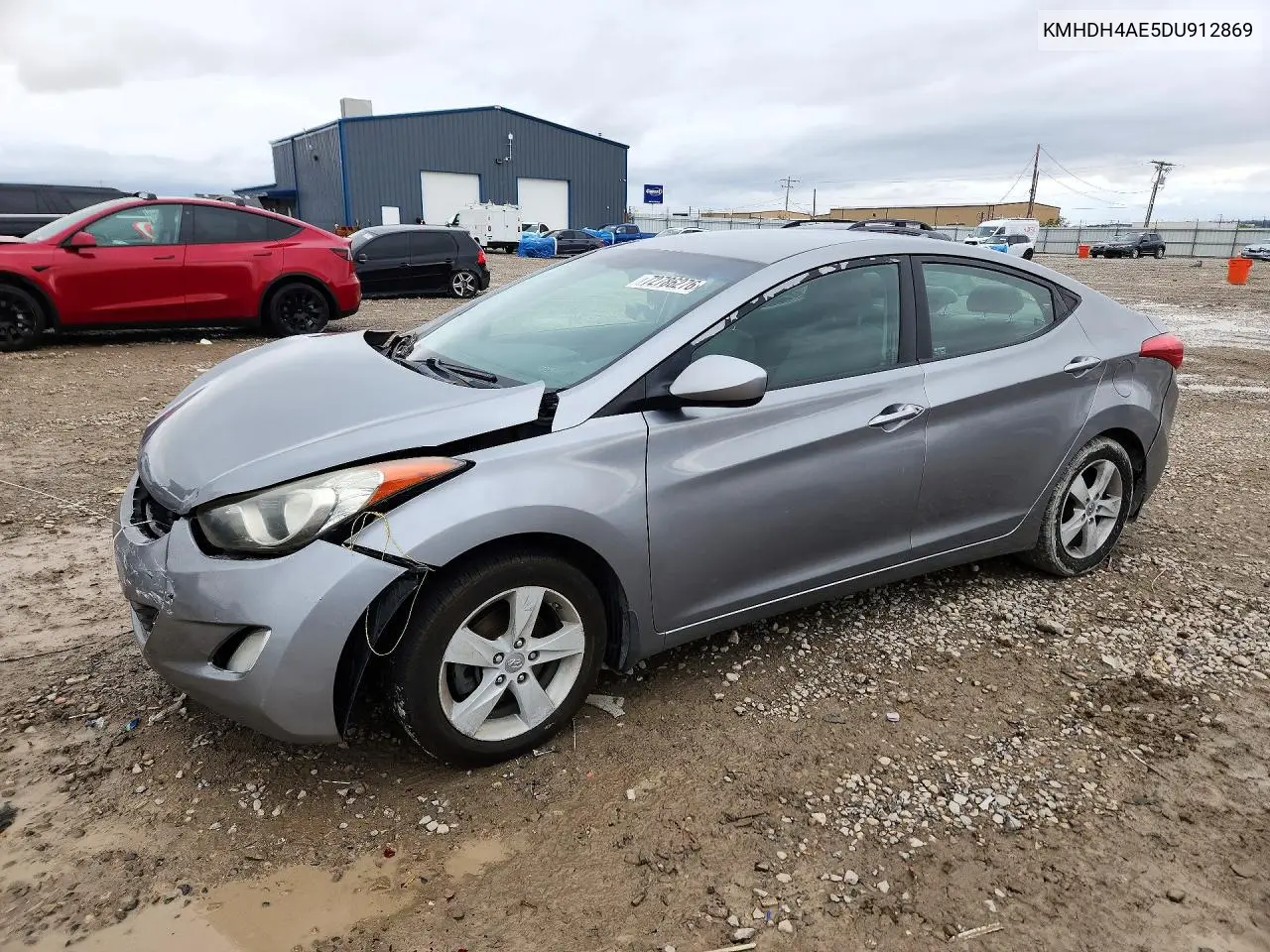 HYUNDAI ELANTRA 2013, VIN KMHDH4AE5DU912869