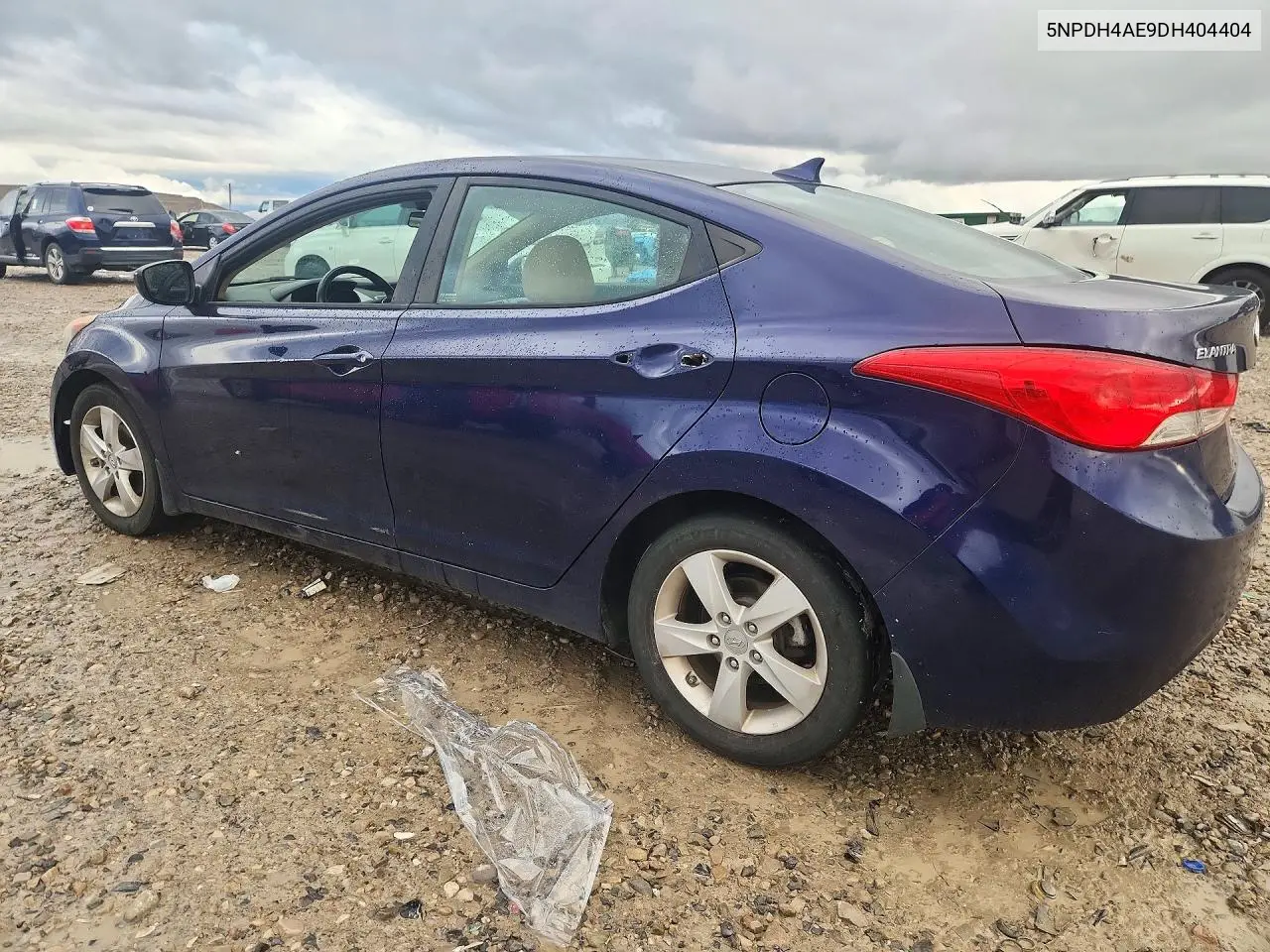 2013 HYUNDAI ELANTRA VIN 5NPDH4AE9DH404404 — фото 2
